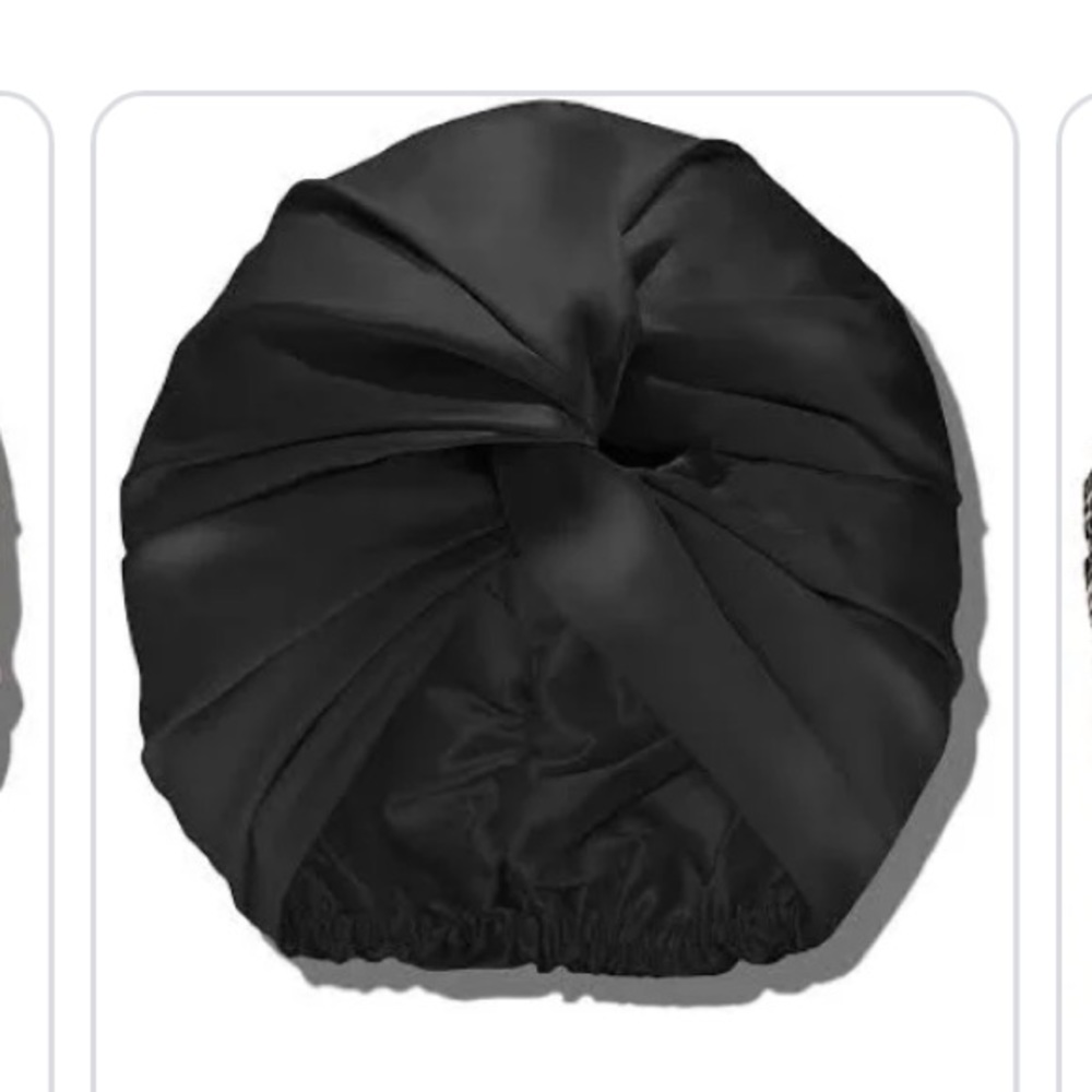 SLIP BLACK TURBAN